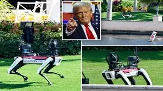 Trump beefs up security with robot dog seen patrolling Mar-a-Lago estate