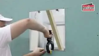 Монтаж люка невидимки под покраску Ультиматум Revizor в стену или потолок