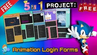Animated Login Forms source code | CSS Login Form Animation | 