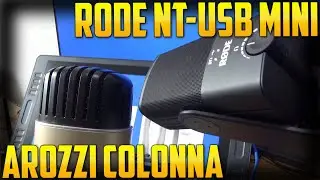 Rode NT-USB Mini - Arozzi Colonna USB Microphone Comparison