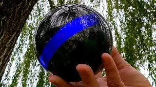 Woodturning | Wave Resin Sphere