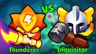 Inquisitor vs Thunderer⚡️Rush Royale Gameplay PvP F2P Best Deck League 2