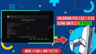 Jailbreak PS5 1.xx - 5.xx Using UMTX 2 | More Stable And Faster | 5 Tests