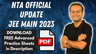 JEE Main 2023 Official Update