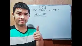 How to Find the Least Common Multiple (LCM), Shortcut Method, Bisaya or Cebuano Version