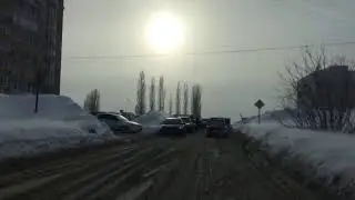 Авария на въезде в Юбилейный