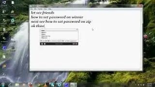 How to Set Password Into Rar and Zip File.mp4