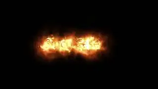 Text title premiere pro template / fire particles in after effects