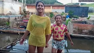 PESCAMOS UM PEIXE DIFERENTE  NO POÇO DO NOSSO PAI.