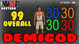 BEST DEMIGOD GUARD BUILD 2K21 NEXTGEN *GAMEBREAKING*
