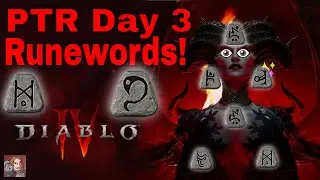 Diablo 4 2.0 PTR Day 3 (Runeword Testing Today!)