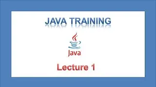 Core Java Training(#Lesson-1)