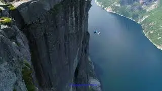 Amazing basejumpers at Kjerag Spectacular Norway   100 million views on Facebook
