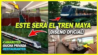 ¡Mira! Así será el #trenmaya por dentro y por fuera, tendrá restaurantes, ducha, camarotes, etc
