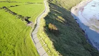 Beautiful new cliff path Rosslare Harbour