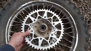 ведомая звезда на мотоленд хр 250,алюминиевая 50 зубов,motolend xr 250