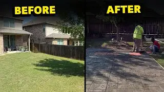 Renovating our backyard with Patio and Pergola! Concrete work is really Expensive here!