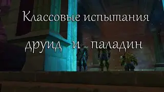 Hearthstone Классовые испытания для друида и паладина (Лига исследователей)