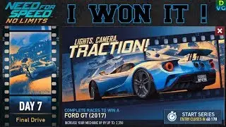 NFS No Limits | Lights, Camera, Traction - Special Event | Ford GT 2017 - Day 7 - Winning the car !
