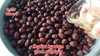 SİYAH ZEYTİNİ KURDUM AMA ACI, NASIL TATLANDIRIRIM/ Siyah zeytin nasıl tatlandırılır 