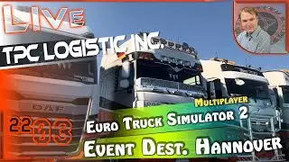 LIVE (2203) 🟠 ETS2MP · Willkommen zurück · Euro Truck Simulator 2 · Dest. Hannover [GAMEPLAY] deu