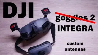 Add directional antennas to DJI integra goggles