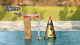 Firecracker Lighter Experiment @MarkRober