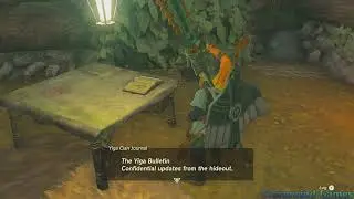 Yiga Clan Journal - Great Plateau - The Legend of Zelda: Tears of the Kingdom
