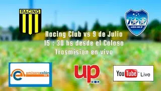 Racing vs. 9 de Julio - TRASMISION EN VIVO - Calidad HD- 4° FECHA - segundo tiempo - 18/04/2021