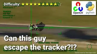 Follow target from drone | AI Computer Vision Target Tracking Tech