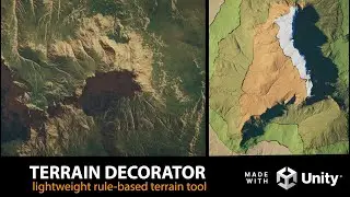 TerrainDecorator  Opensource Rule-based terrain texturing tool for Unity3D.