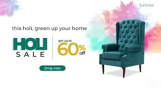 This holi, play green | Furbicle’s holi sale