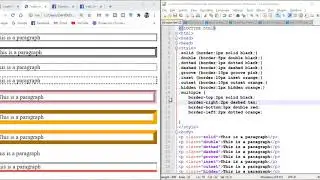 CSS Borders | solid, dotted, dashed, double, inset, outset, groove hidden, multiple-border