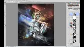 Moderne grunge met penselen