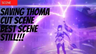 Saving Thoma from Vision Hunt Ceremony | Best Scene | Genshin Impact