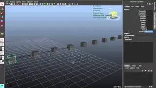 Maya Mel Script Test - C4D's Cloner