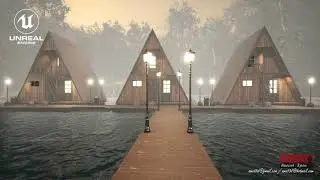Chalet Night UE4 realtime