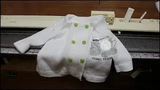 Como tejer saquito para bebé recién nacido.