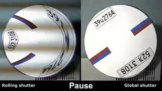 The difference between rolling shutter and global shutter！
