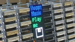 64 Floppy Disk Drive MIDI-Instrument - Floppy Music
