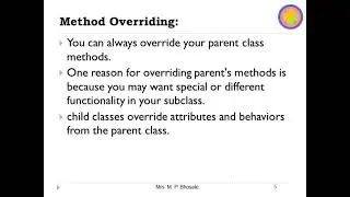 Method Overloading & Overriding in Python