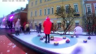 Кёрлинг в дождь