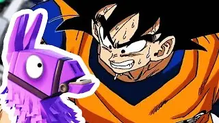 Goku plays Fortnite! AND HE CAN SING!?