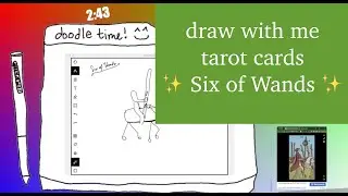 Draw with Me - Tarot Cards - Six of Wands