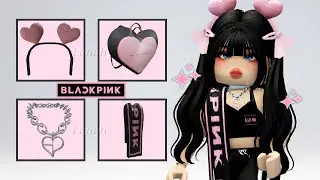 4 NEW BLACKPINK ROBLOX ITEMS 🤩🖤
