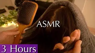 Sleep like a baby | 3 Hours of Extremely Soothing Hair Brushing | On Your Back | No Talking