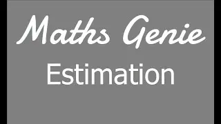 Estimation
