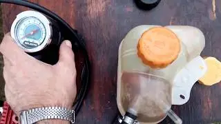 Проверка крышки расширительного бачка