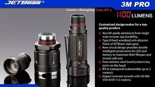 Jetbeam Jet 3m pro XP-L 1100 lumen review (new edition)
