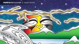 q́ićəý (Katzie First Nation) Art by Rain Pierre at Langley Pump Station